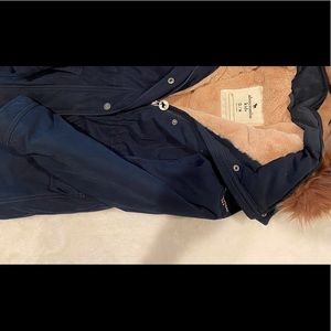 Abercrombie Kids Winter Parker with faux fur lining
